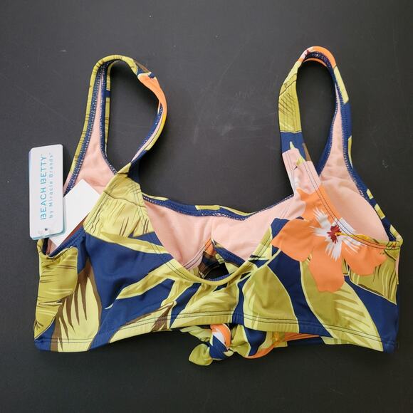 Beach Betty Hawaiian Print Bikini Swim Top - Small - Picture 2 of 6